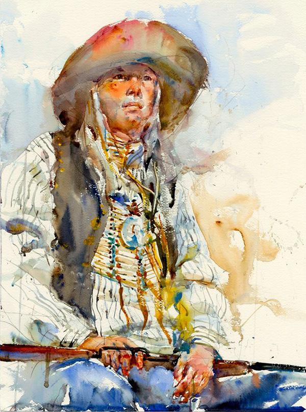 Watercolor Figurative Paintings by Charles Reid