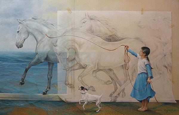 Paintings by Chelin Sanjuan