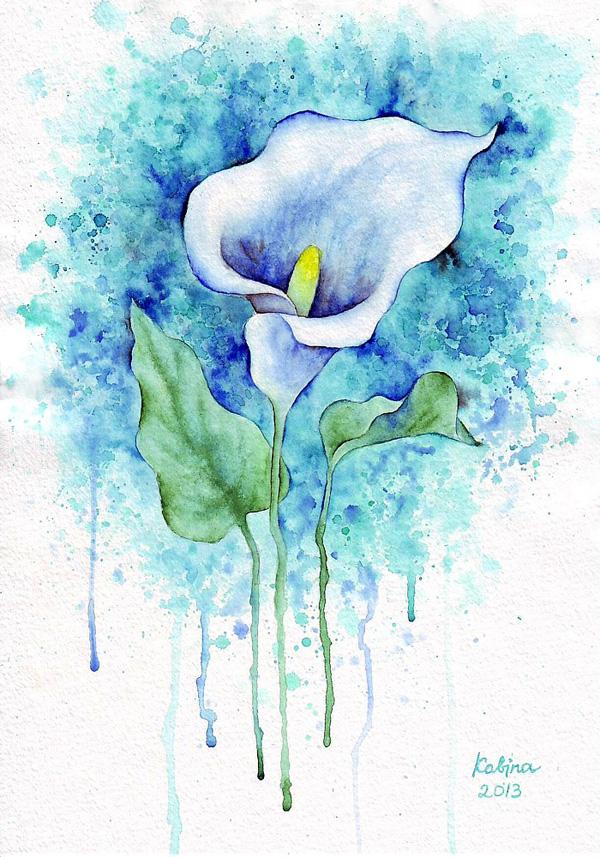 Watercolor Paintings by Zhanna Kabina
