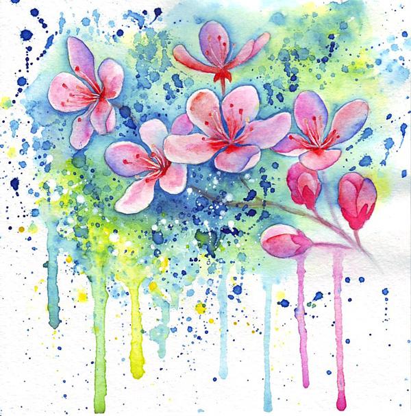 Watercolor Paintings by Zhanna Kabina
