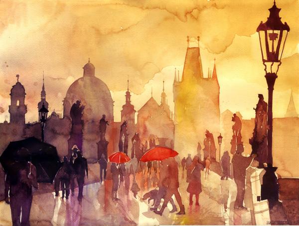 Watercolor Paintings by Maja Wrońska