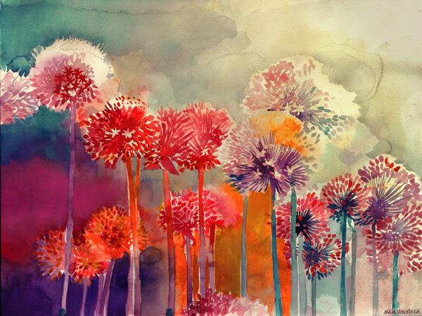 Watercolor Paintings by Maja Wrońska