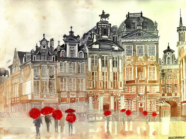 Watercolor Paintings by Maja Wrońska