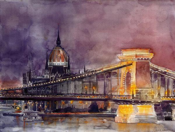Watercolor Paintings by Maja Wrońska