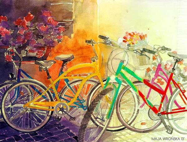 Watercolor Paintings by Maja Wrońska