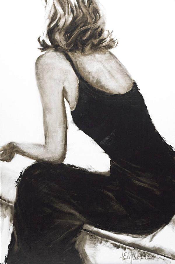 Sepia Series Paintings by Janel Eleftherakis