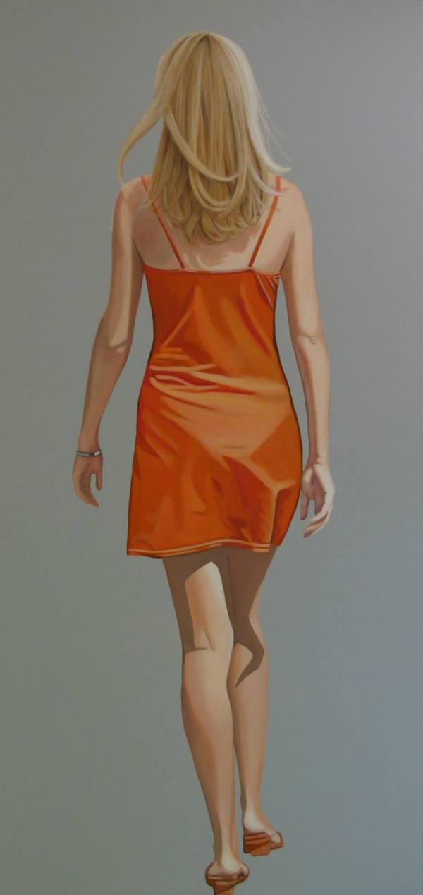 Back Portrait Paintings by Sabine Liebchen
