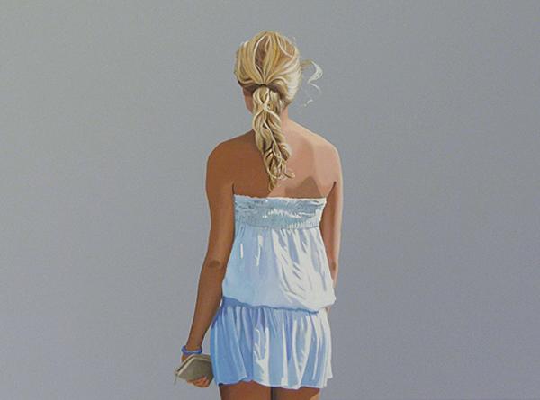 Back Portrait Paintings by Sabine Liebchen