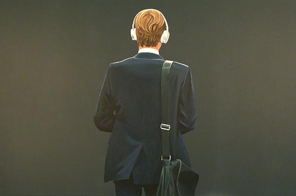 Back Portrait Paintings by Sabine Liebchen