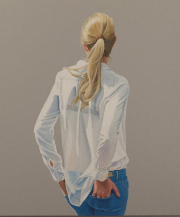 Back Portrait Paintings by Sabine Liebchen