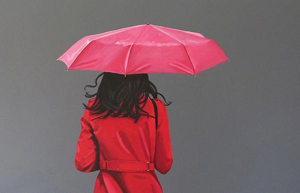 Back Portrait Paintings by Sabine Liebchen