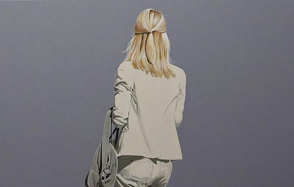 Back Portrait Paintings by Sabine Liebchen