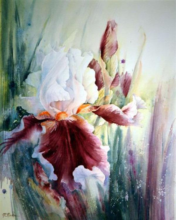Floral Paintings by Marie Claire Moudru
