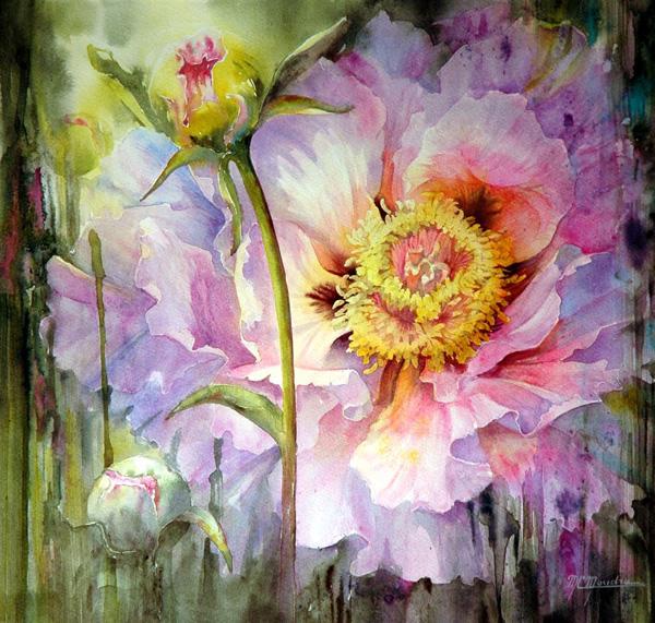 Floral Paintings by Marie Claire Moudru