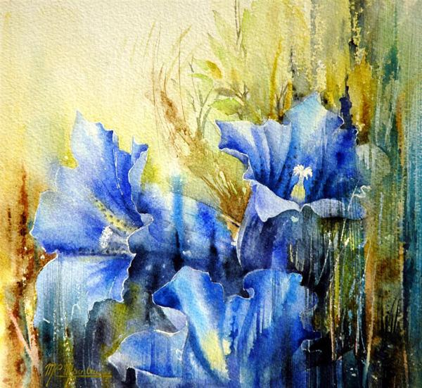 Floral Paintings by Marie Claire Moudru