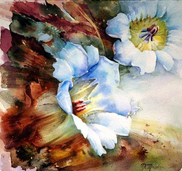 Floral Paintings by Marie Claire Moudru