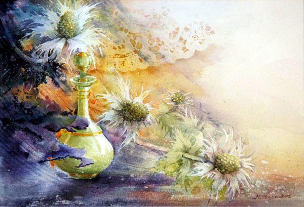 Floral Paintings by Marie Claire Moudru