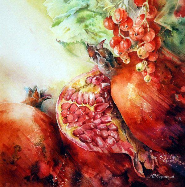 Floral Paintings by Marie Claire Moudru