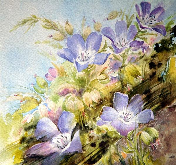 Floral Paintings by Marie Claire Moudru
