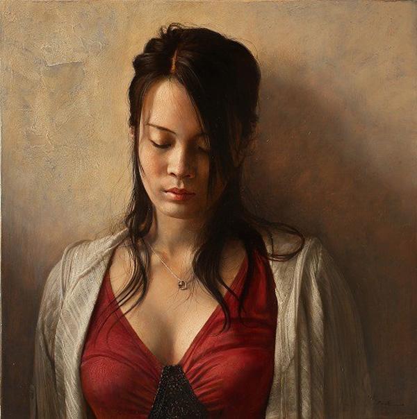 Portrait Paintings by Osamu Obi