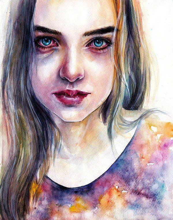 Watercolor Paintings by Lina
