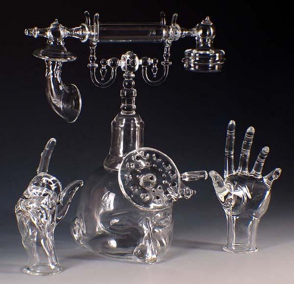 Glass Sculptures by Robert Mickelson