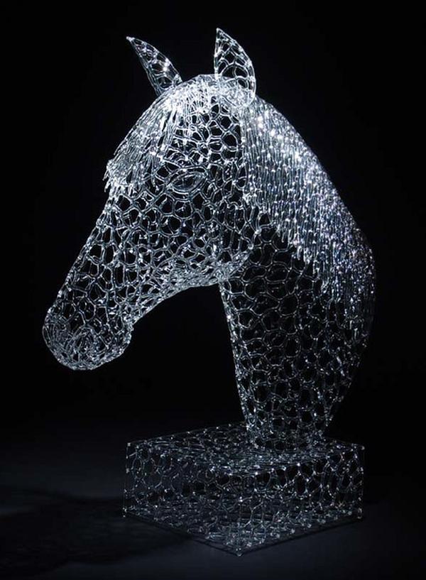 Glass Sculptures by Robert Mickelson