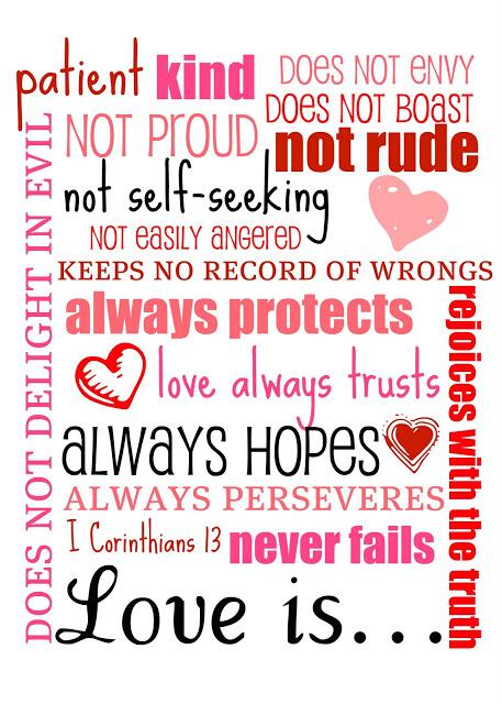 Love is patient love is kind