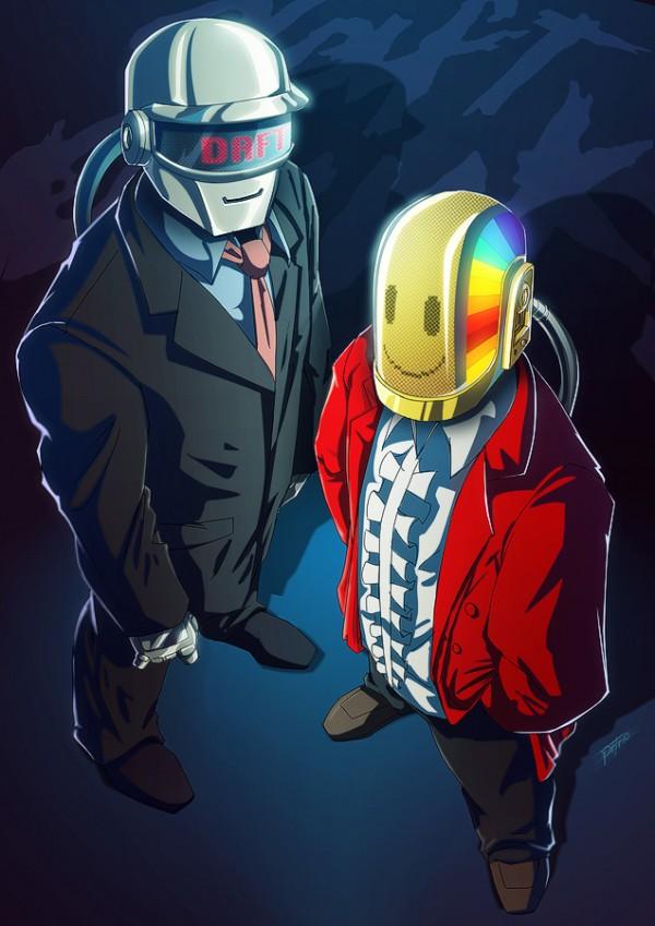 30 Artworks Inspired by Daft Punk