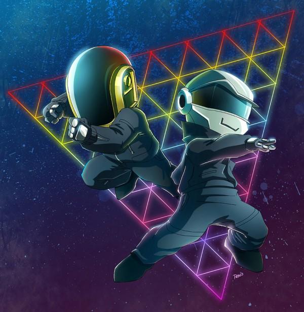 30 Artworks Inspired by Daft Punk