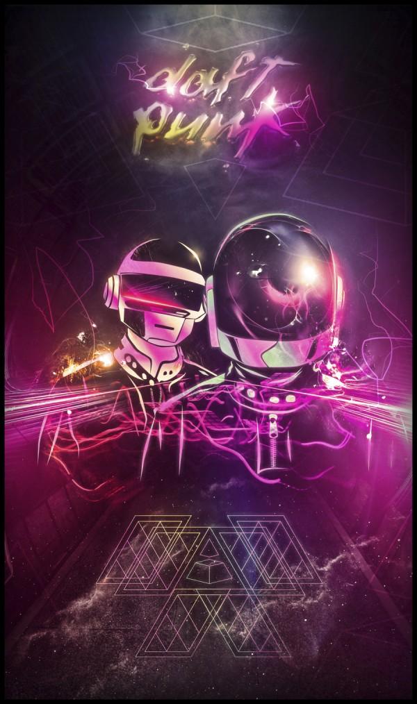 30 Artworks Inspired by Daft Punk