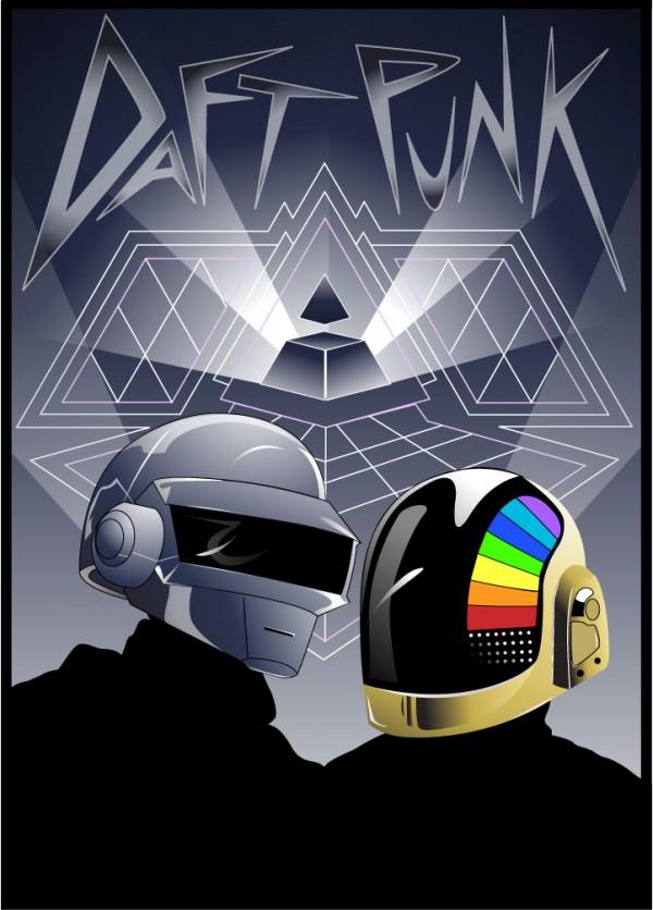 30 Artworks Inspired by Daft Punk