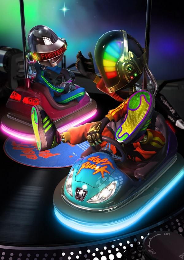 30 Artworks Inspired by Daft Punk