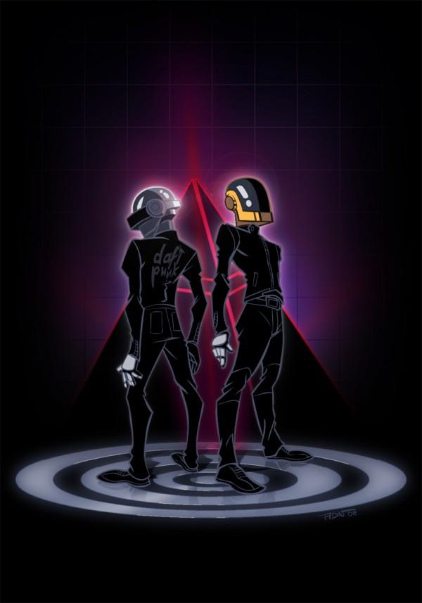 30 Artworks Inspired by Daft Punk