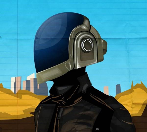 30 Artworks Inspired by Daft Punk
