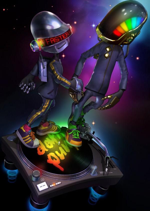 30 Artworks Inspired by Daft Punk