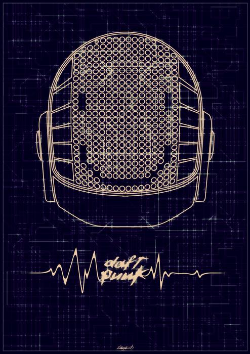 30 Artworks Inspired by Daft Punk