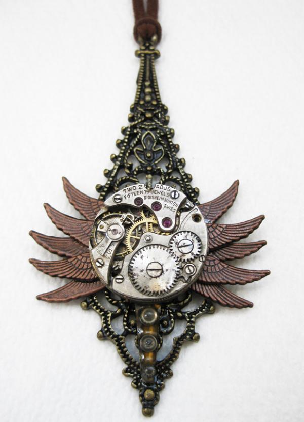 steampunk_necklace___bug_by_voltagepoint600_831 20 Stunning Steampunk Artisan Crafts