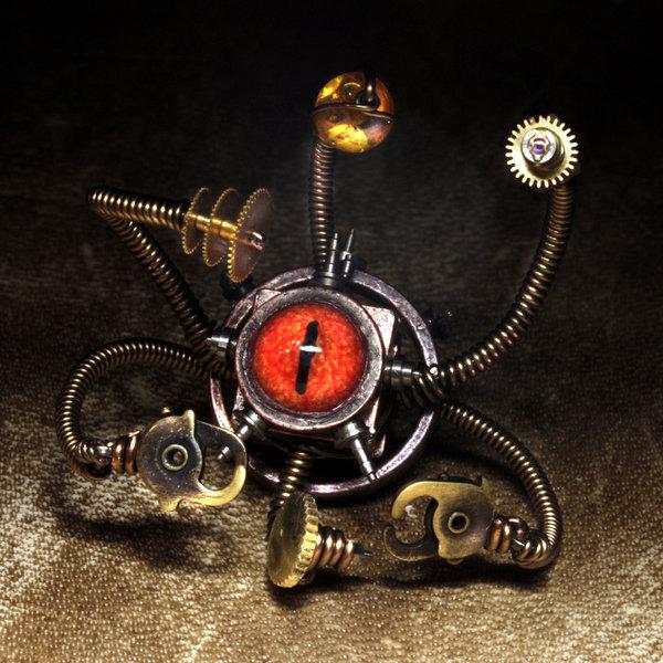 steampunk_beholder_sculpture_by_catherinetterings600_600 20 Stunning Steampunk Artisan Crafts