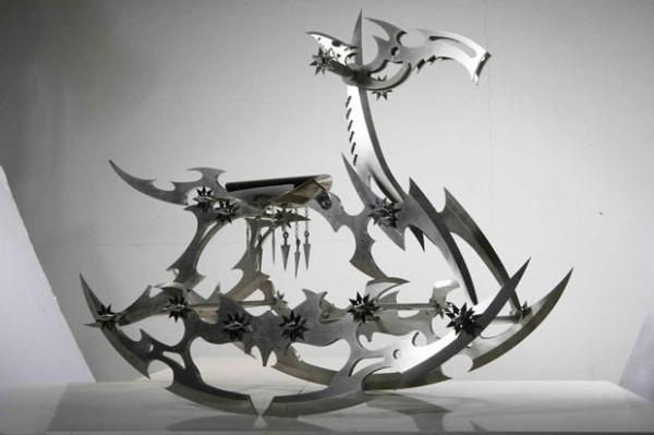 Stainless Steel Sculptures by Shi Jinsong