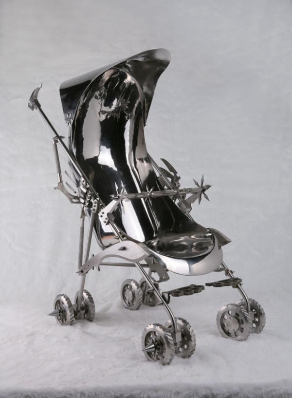 Stainless Steel Sculptures by Shi Jinsong