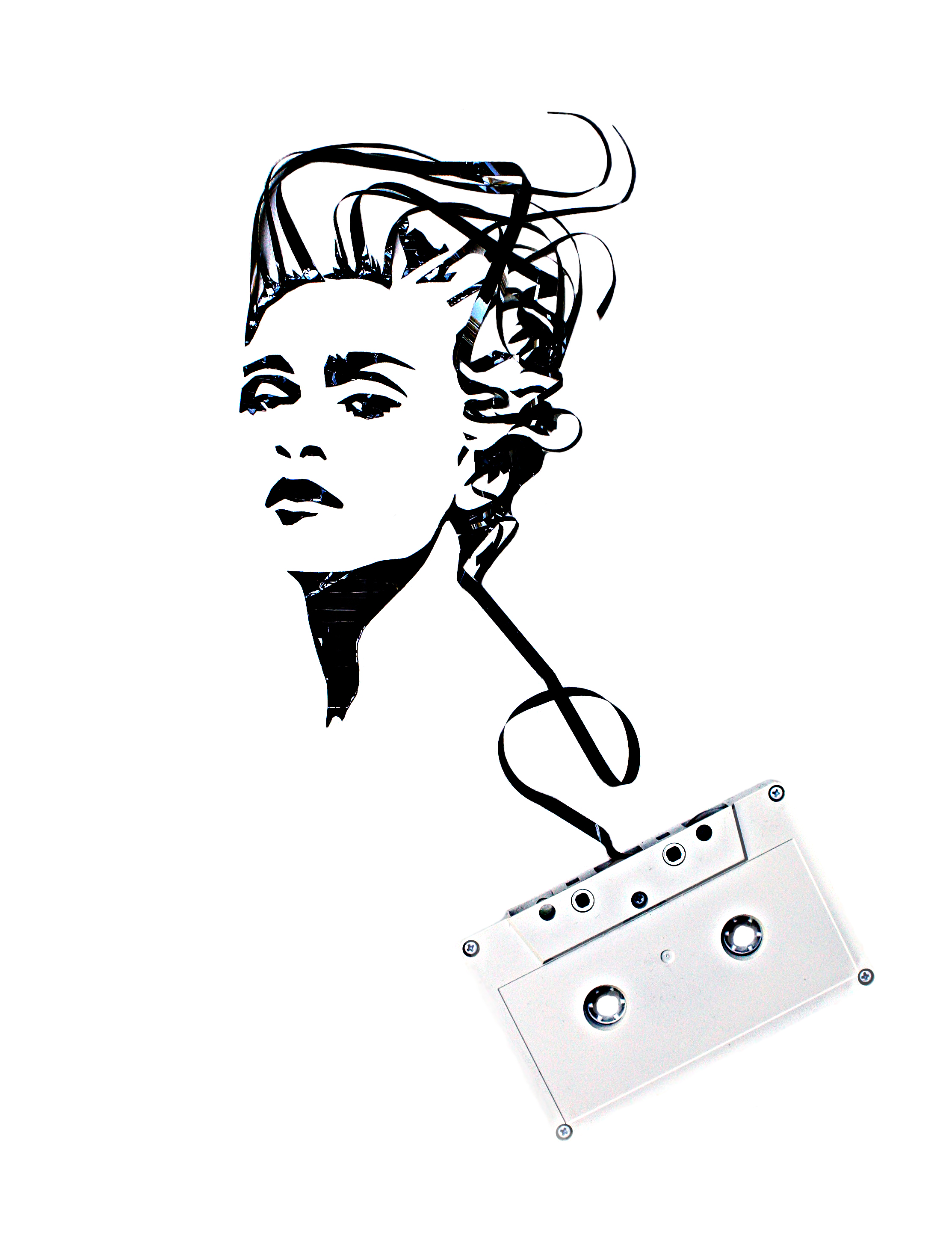 Magnificent Cassette Art by Erika Iris Simmons