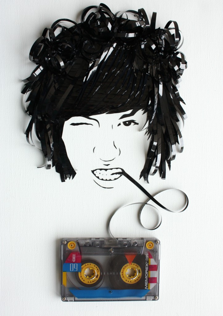Magnificent Cassette Art by Erika Iris Simmons