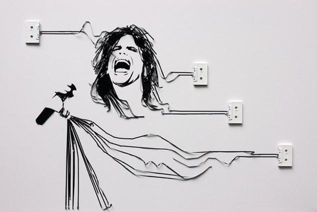 Magnificent Cassette Art by Erika Iris Simmons