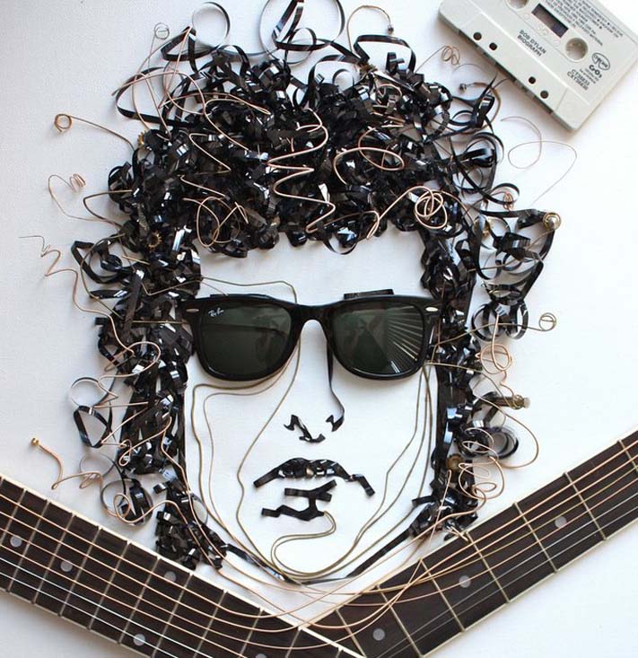 Magnificent Cassette Art by Erika Iris Simmons
