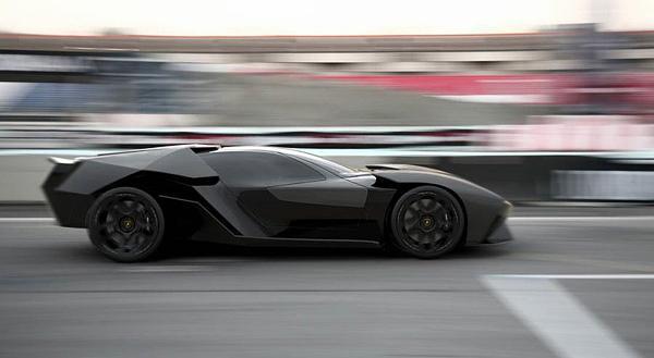 Aggressive Lamborghini Ankonian Concept Car