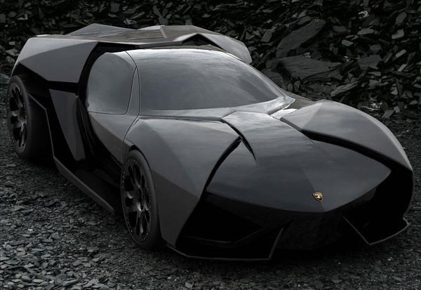 Aggressive Lamborghini Ankonian Concept Car