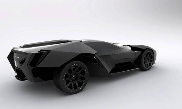 Aggressive Lamborghini Ankonian Concept Car