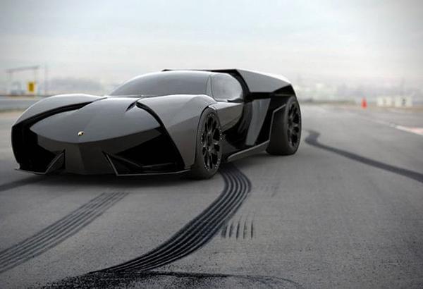 Aggressive Lamborghini Ankonian Concept Car