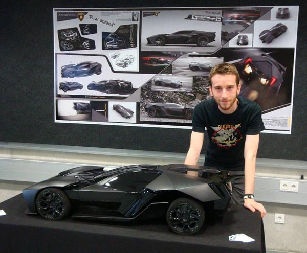 Aggressive Lamborghini Ankonian Concept Car